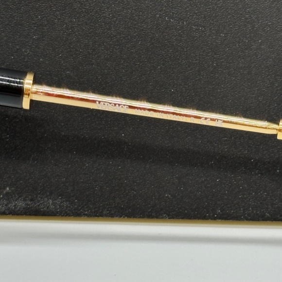 NEW MOD 2261 1002/87 VERSACE BLACK OVERSIZED VE2261 100287 WOMEN SUNGLASSES - Picture 9 of 10